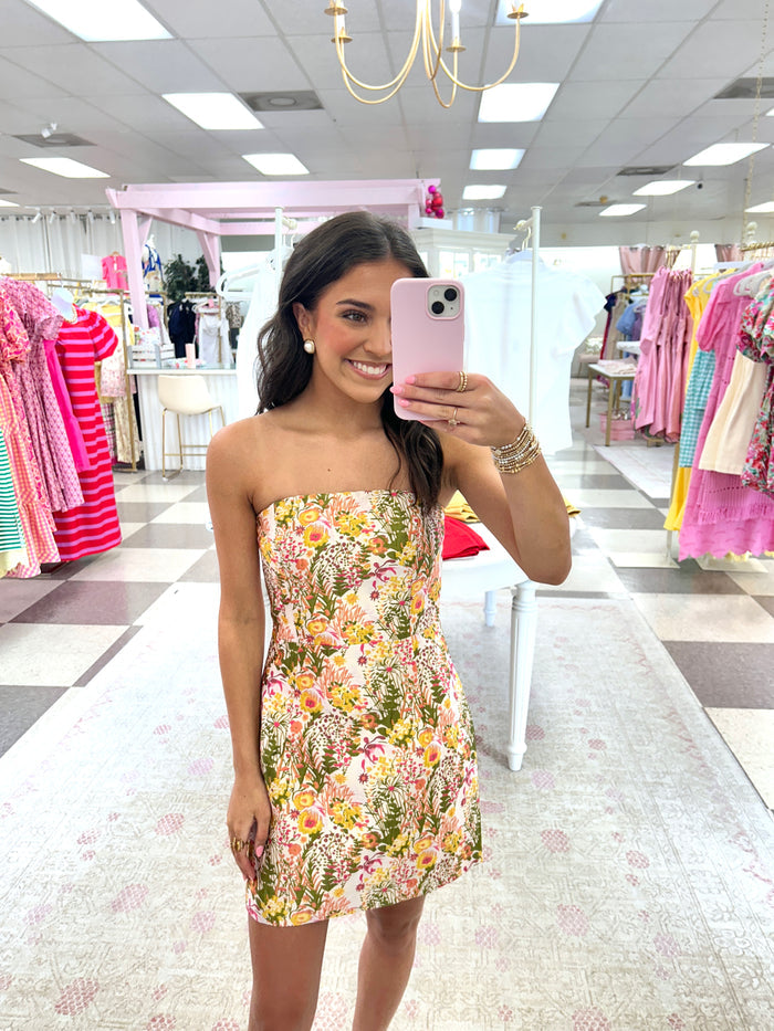 Tea Party Strapless Mini dress