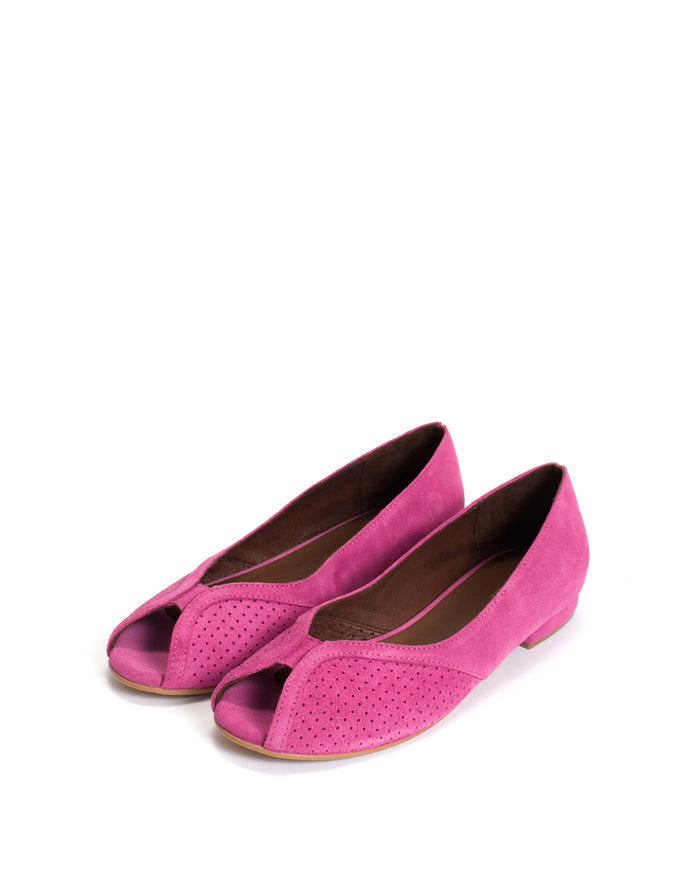 Tiffy Calf suede Raspberry sorbet - Anonymous Copenhagen