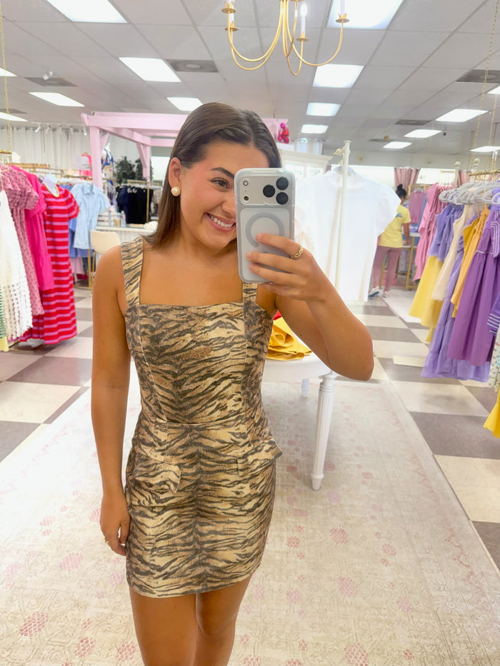 Tiger Tailgate Mini Dress