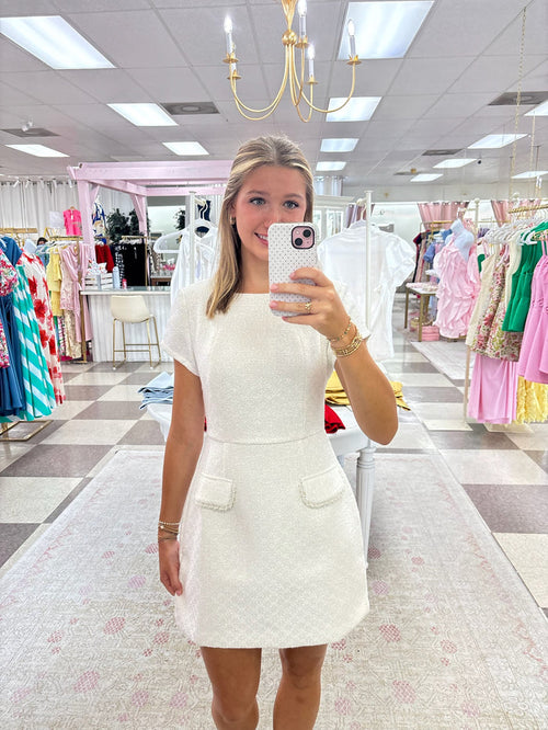 Timeless Tweed Mini Dress